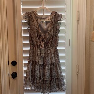 Snake print dress never been worn